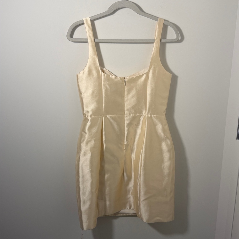 Reformation Cream Square-Neck Mini Dress - Picture 9 of 14